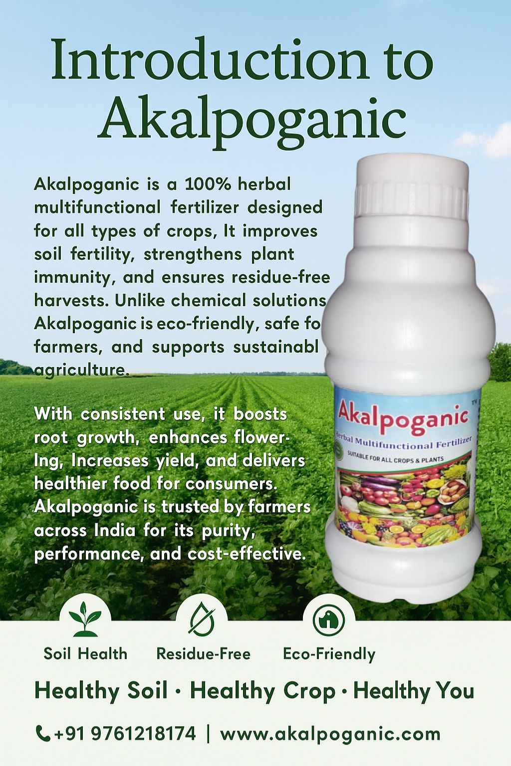 AKALPOGANIC Herbal Multifunctional solution 250ml