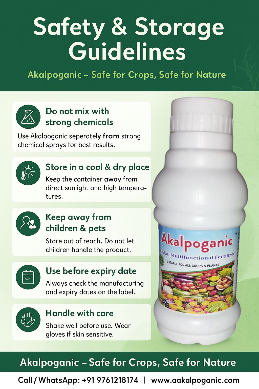 AKALPOGANIC Herbal Multifunctional solution 250ml
