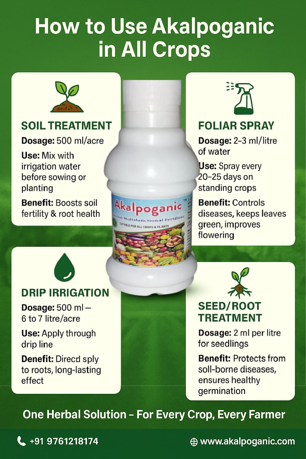 AKALPOGANIC Herbal Multifunctional solution 250ml